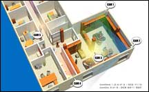 image 3d pour la vidéo-surveillance